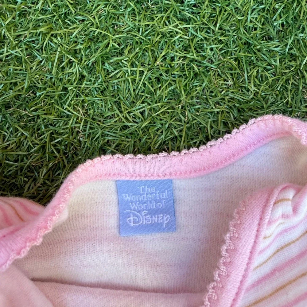 Disney Baby Winnie the Pooh Pink Striped & Tie‎ Dye Bodysuits Size 6 9 Months